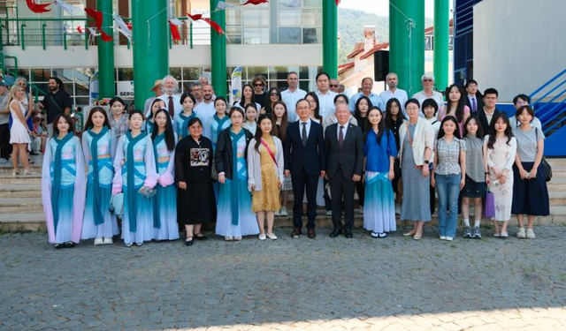 Çin-Türkiye diplomatik ilişkilerin 55. yılı Fethiye'de etkinliklerle kutlandı