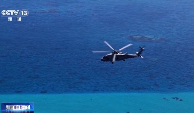 Çin ordusundan Huangyan Dao'da ortak deniz-hava eğitim tatbikatı