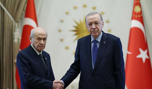 Cumhurbaşkanı Erdoğan ile Bahçeli görüştü