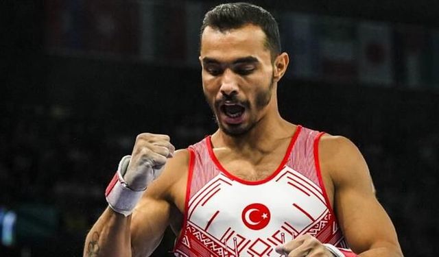 Milli jimnastikçi Ferhat Arıcan'dan altın madalya