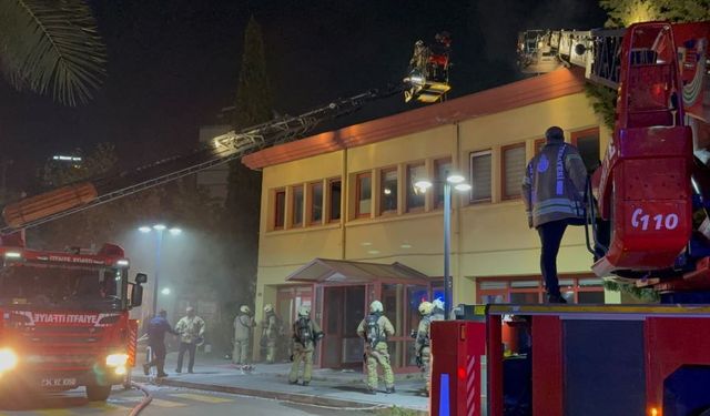 Koşuyolu hastanesindeki yangın söndürüldü