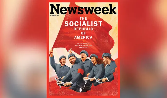 ABD'nin ''kızıl korkusu'' Newsweek kapağında: Amerika Sosyalist Cumhuriyeti