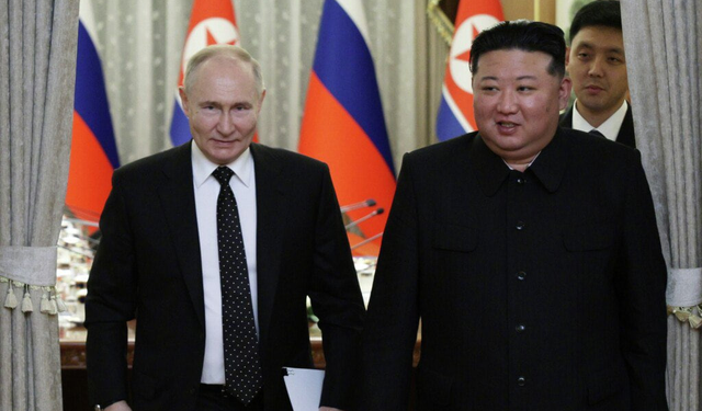 Putin Kuzey Kore'de açıkladı: Savaş durumunda karşılıklı yardım edeceğiz
