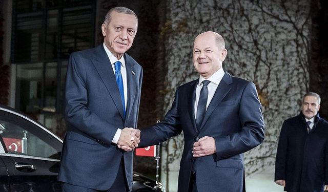 Scholz: Erdoğan'ın Almanya'yı ziyaret etmesinden memnuniyet duyuyorum