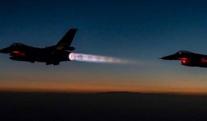 Irak'ın kuzeyine hava harekatı: 25 hedef imha edildi