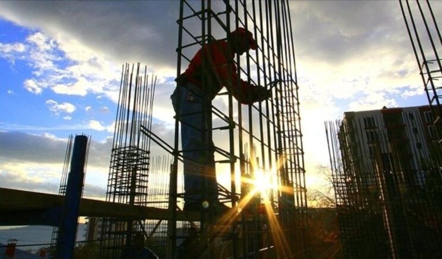 İnşaat üretim endeksi nisanda yıllık bazda yüzde 2,1 arttı