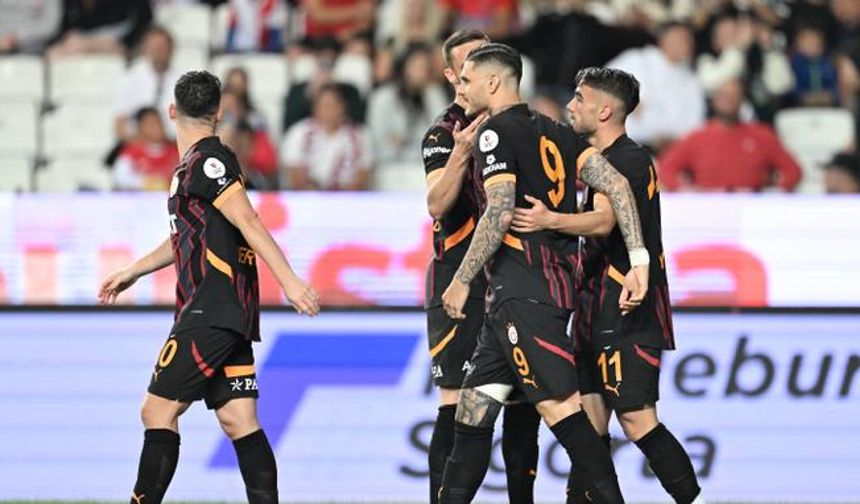 Galatasaray Antalya'dan rekorla döndü