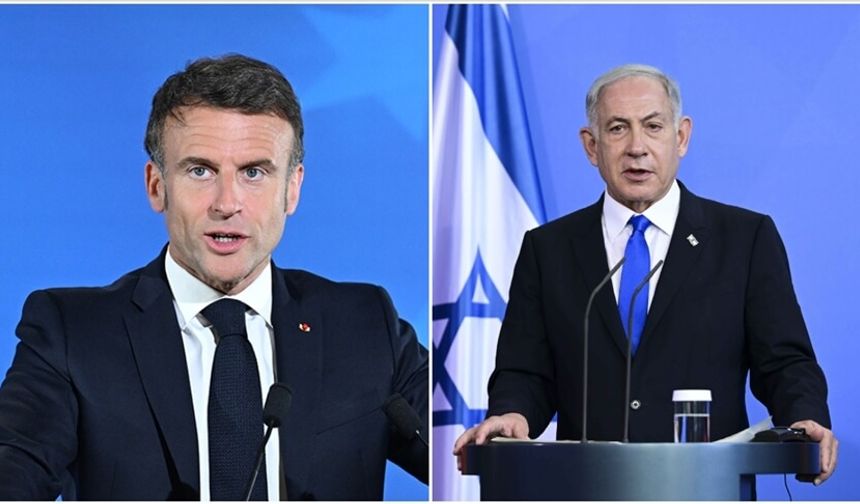 Netanyahu'dan Macron'un silah ambargosu çağrısına tepki