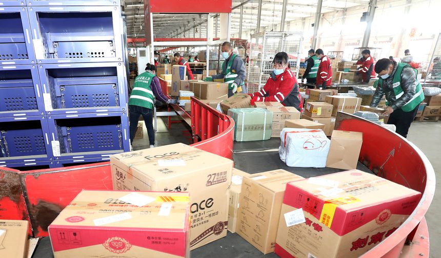 Çin’in ekspres kargo gelişme endeksi yüzde 6.5 arttı