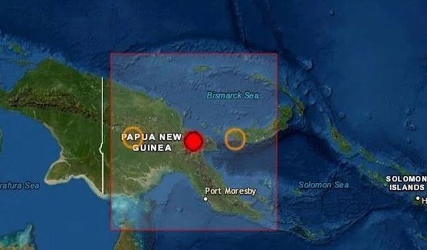 Papua Yeni Gine açıklarında 6,4 büyüklüğünde deprem