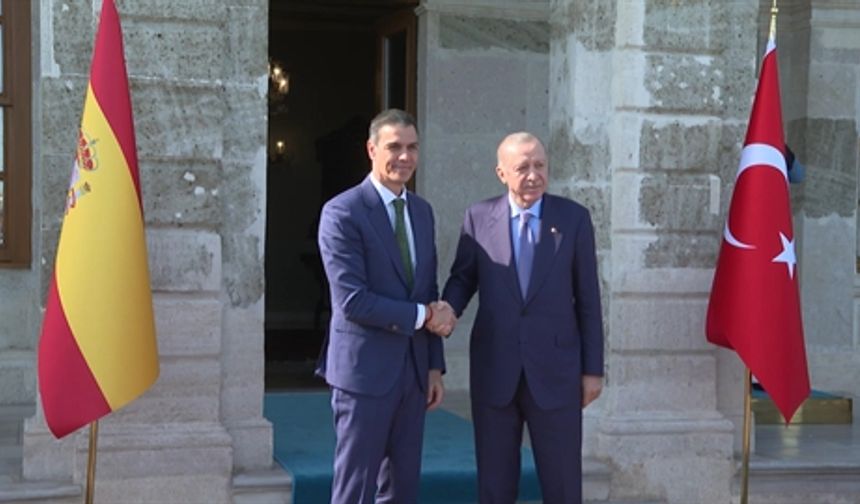 Cumhurbaşkanı Erdoğan, İspanya Başbakanı Sanchez'i kabul etti
