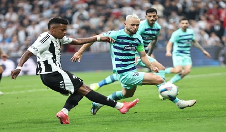 Beşiktaş sahasında Çaykur Rizespor’a mağlup oldu