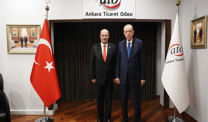 Cumhurbaşkanı Erdoğan, ATO’yu ziyaret etti