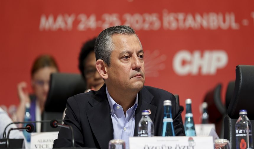 Özgür Özel, Sosyalist Enternasyonal Konsey Toplantısı'nda konuştu