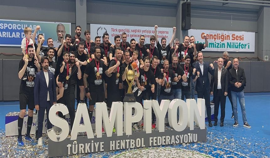 Hentbol Erkekler Süper Ligi'nde şampiyon Beşiktaş