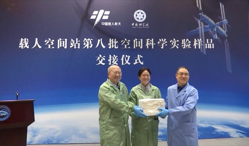 Shenzhou-19 örnekleri bilim insanlarına teslim edildi