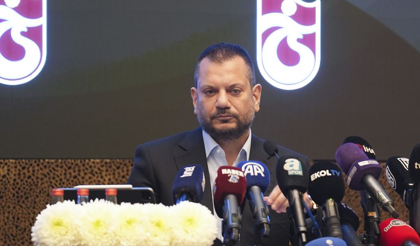 Trabzonspor Başkanı Ertuğrul Doğan'a 45 gün hak mahrumiyeti