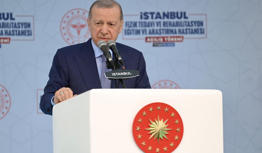 Avrupa'nın en büyük fizik tedavi hastanesi İstanbul'da açılıyor: Cumhurbaşkanı Erdoğan konuşuyor...