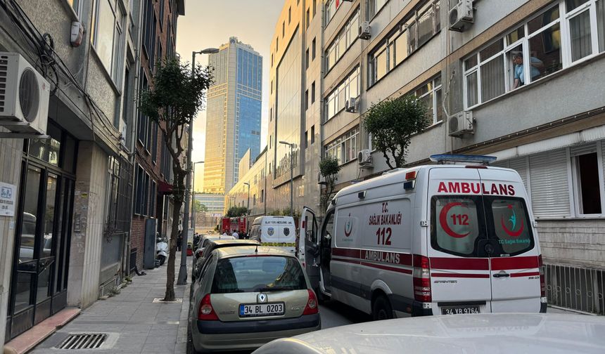Şişli'de apartmanda çıkan yangında yaşlı bir kadın öldü