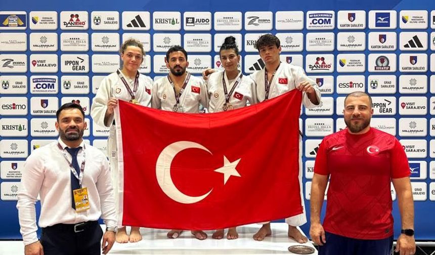 Milli judocular, Avrupa Kupası'nın ilk gününde 4 madalya kazandı