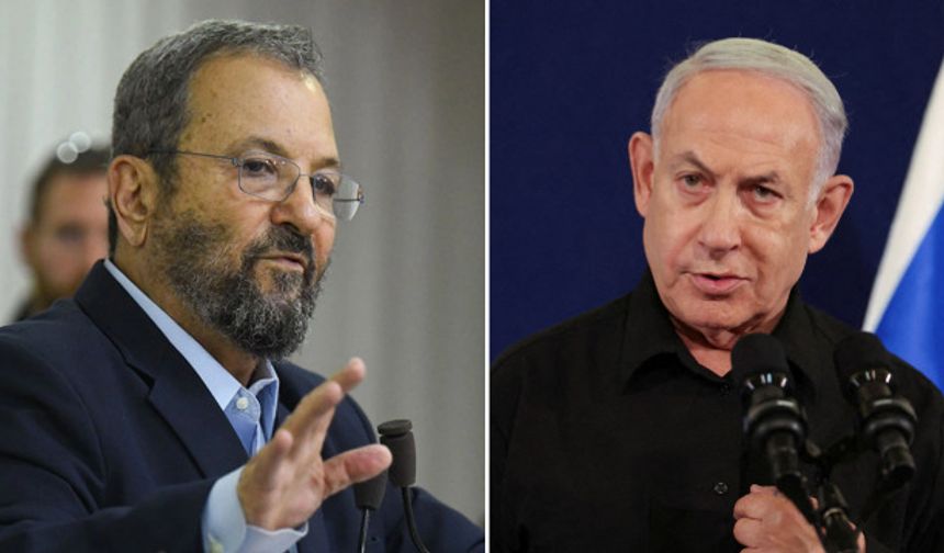 Eski İsrail Başbakanı Barak, Netanyahu'yu hayvana benzetti, sivil ayaklanma çağrısı yaptı