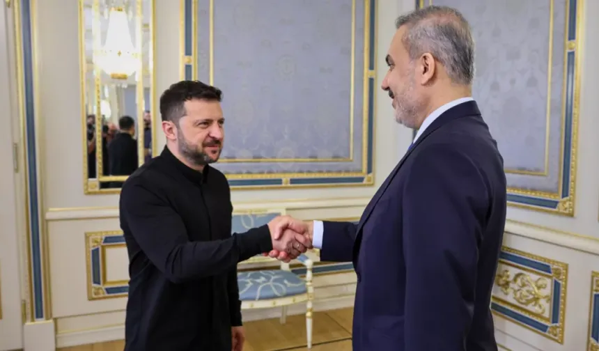 Bakan Fidan'la görüşen Zelenskiy'den açıklama