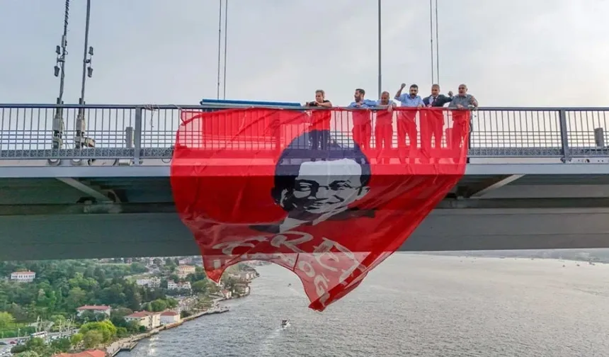 15 Temmuz Şehitler Köprüsü'ne Ekrem İmamoğlu pankartı asılmasına soruşturma