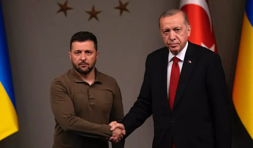 Cumhurbaşkanı Erdoğan, Zelenskiy'le görüştü