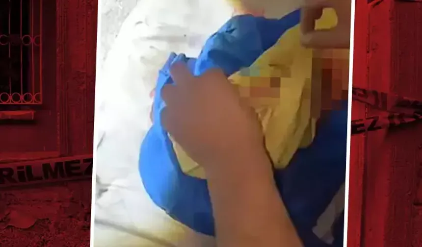 Evin çatısında bulunan yeni doğmuş bebek, hastanede hayatını kaybetti