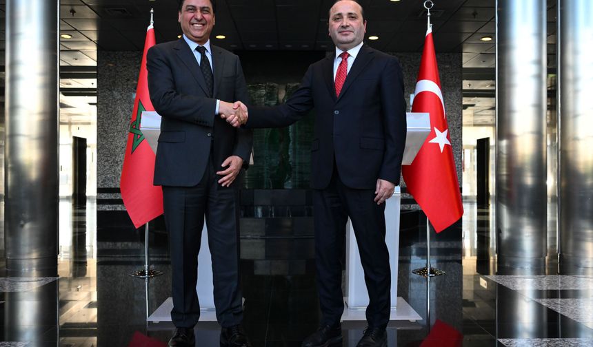 Türkiye ve Fas arasında ticareti ilişkilerin geliştirilmesi için ortak bildiri