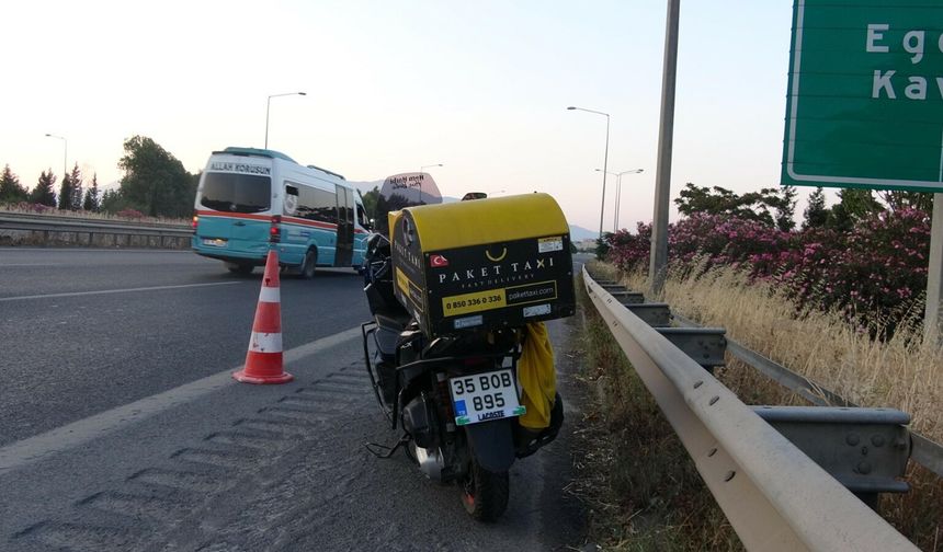 Genç motokuryenin feci ölümü!