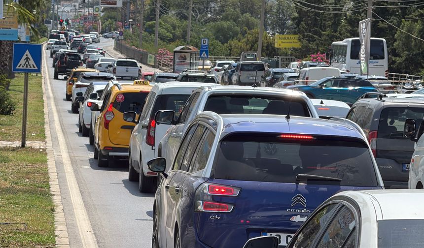 Bodrum'da bayram tatili dönüşü başladı