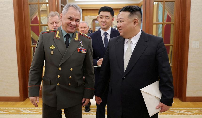 Kim Jong-un ve Sergey Şoygu, Ukrayna krizini görüştü