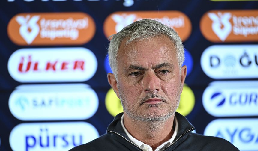 Fenerbahçe'de Jose Mourinho kararı