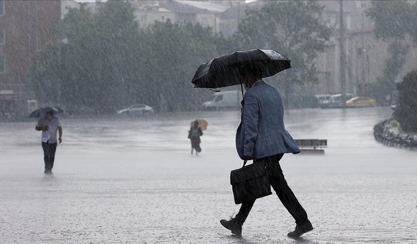 Meteorolojiden gök gürültülü sağanak uyarısı