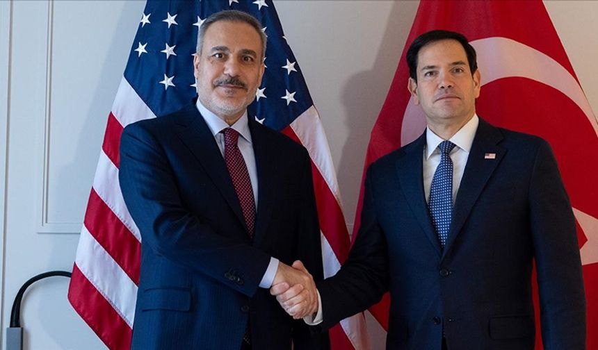 Dışişleri Bakanı Fidan, ABD'li mevkidaşı Rubio ile görüştü
