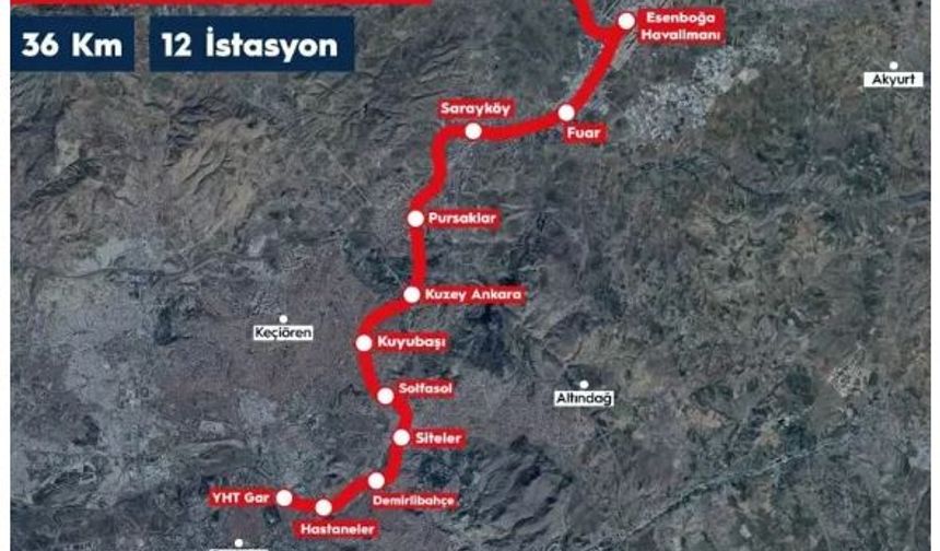 Ankara'ya yeni metro hattı: 2026'da çalışmalar başlıyor