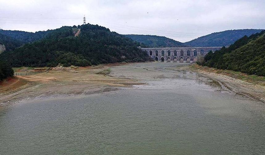 Yetersiz yağışlar nedeniyle İstanbul'daki barajlar alarm veriyor