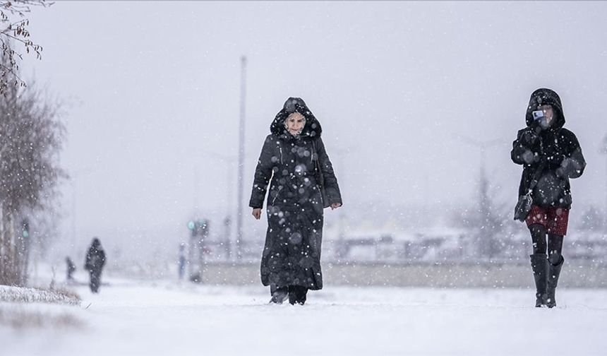 Meteoroloji alarm verdi: 5 kent için kuvvetli kar uyarısı