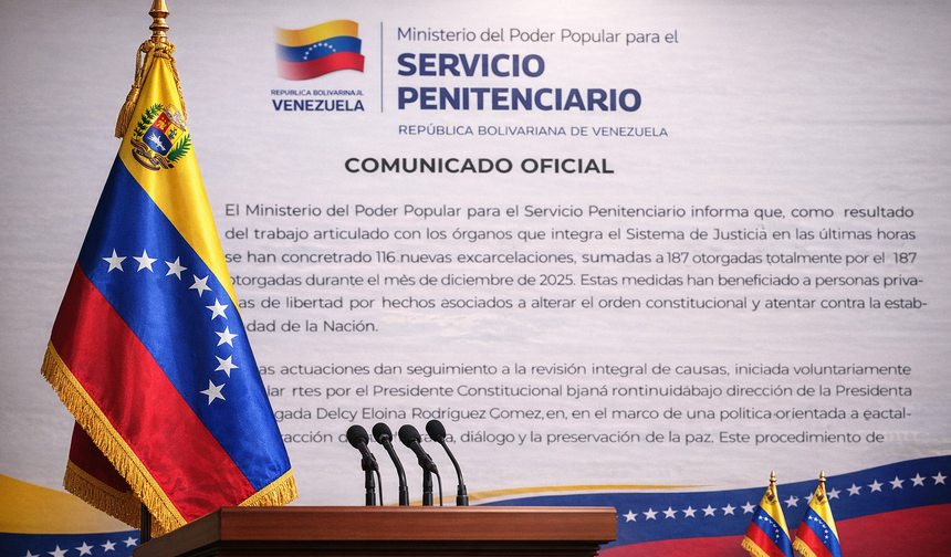 Venezuela: Anayasal inceleme sonucunda 116 kişi daha tahliye edildi