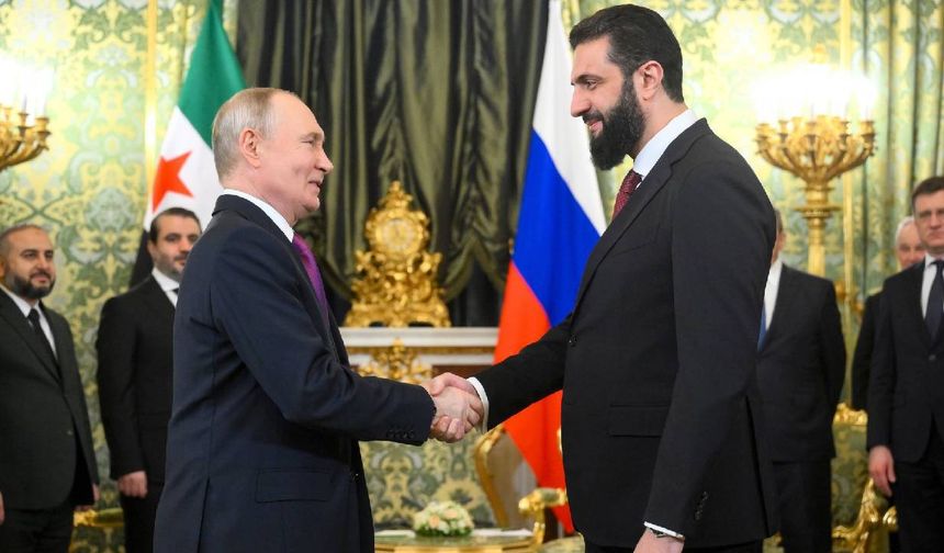 Putin ile Şara Moskova’da görüştü: Masada Suriye vardı