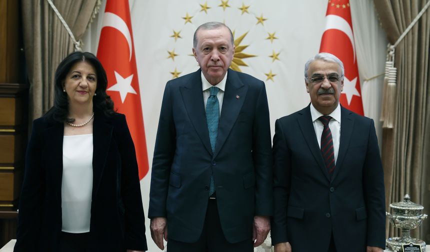 Erdoğan, DEM Parti İmralı Heyeti ile görüşüyor