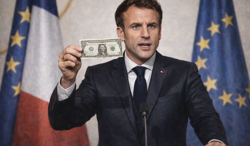 Macron'dan AB'ye çağrı: Doların hegemonyasına karşı harekete geçelim