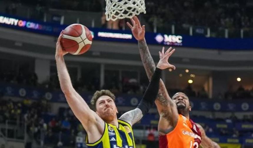 Fenerbahçe'den son saniye basketiyle derbi zaferi