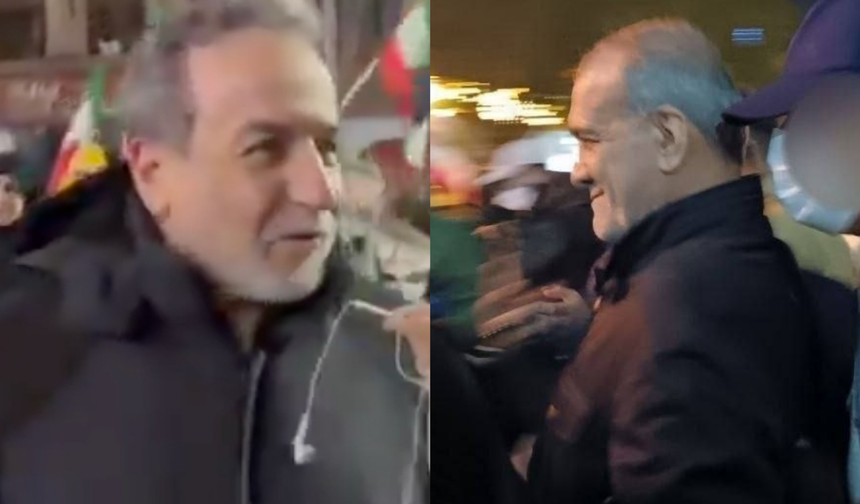 Pezeşkiyan ve Erakçi, İran halkıyla meydanlarda