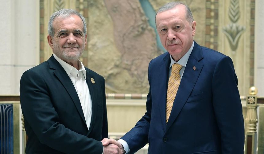 Erdoğan ile Pezeşkiyan görüştü: İran füze atışlarını reddetti