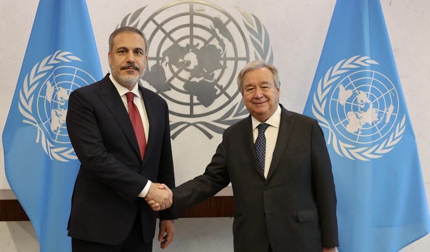 Hakan Fidan, BM Genel Sekreteri Guterres ile görüştü
