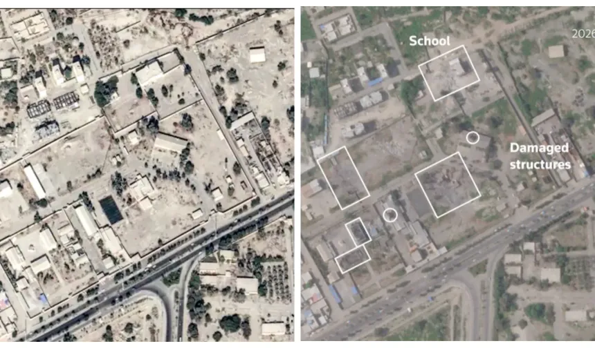 İran'da 160'tan fazla çocuğa mezar olan okulun uydu görüntüsü çıktı