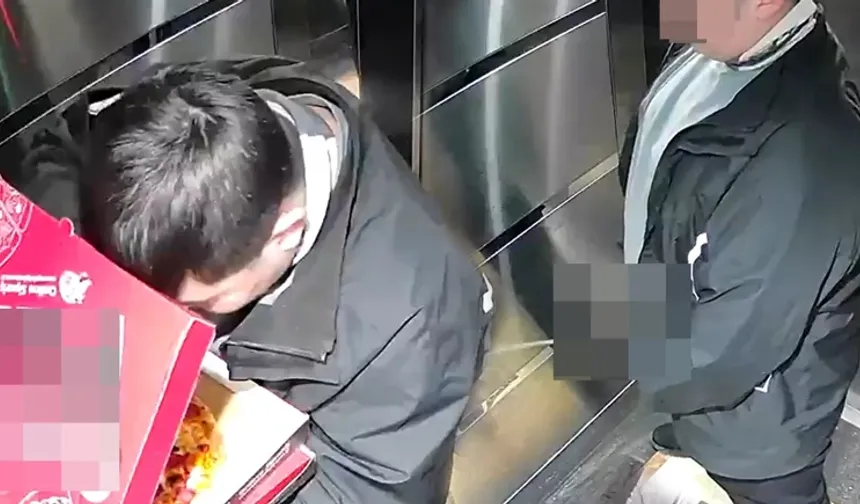 Düzce'de akılalmaz olay: Kuryenin hareketleri gündem oldu!