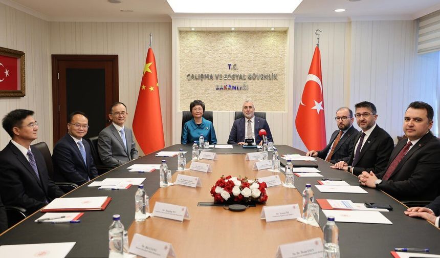 Türkiye ile Çin arasında işbirliği!
